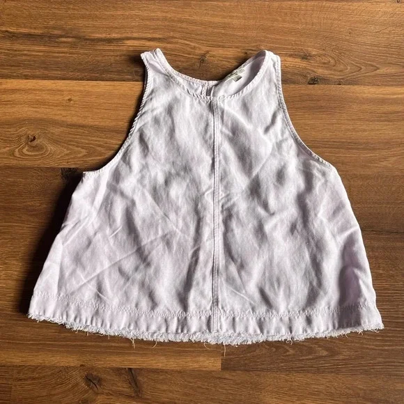 Wilfred Octave Blouse Cropped Linen/Lin Blend Sleeveless Blouse - Picture 3 of 9